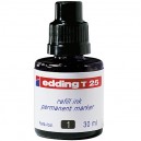 Tinta za flomastere EDDING 30 ml crna - CH-VTE25