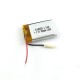 LP-602030A - Litium polimer Aku. Baterija 3,7V 6,0x20x30mm 300mAh