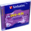 DVD+R Verbatim 8,5GB/240m 2,4x - CD-DVD--RDLVB2X4