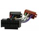 Kabli ISO muski / JVC 16 pina - 30,5 mm x 12,8 mm﻿ - KAB-ISO-JVC16P