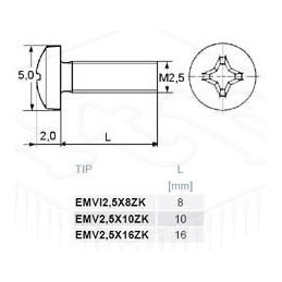 EMVI2,5X8ZK
