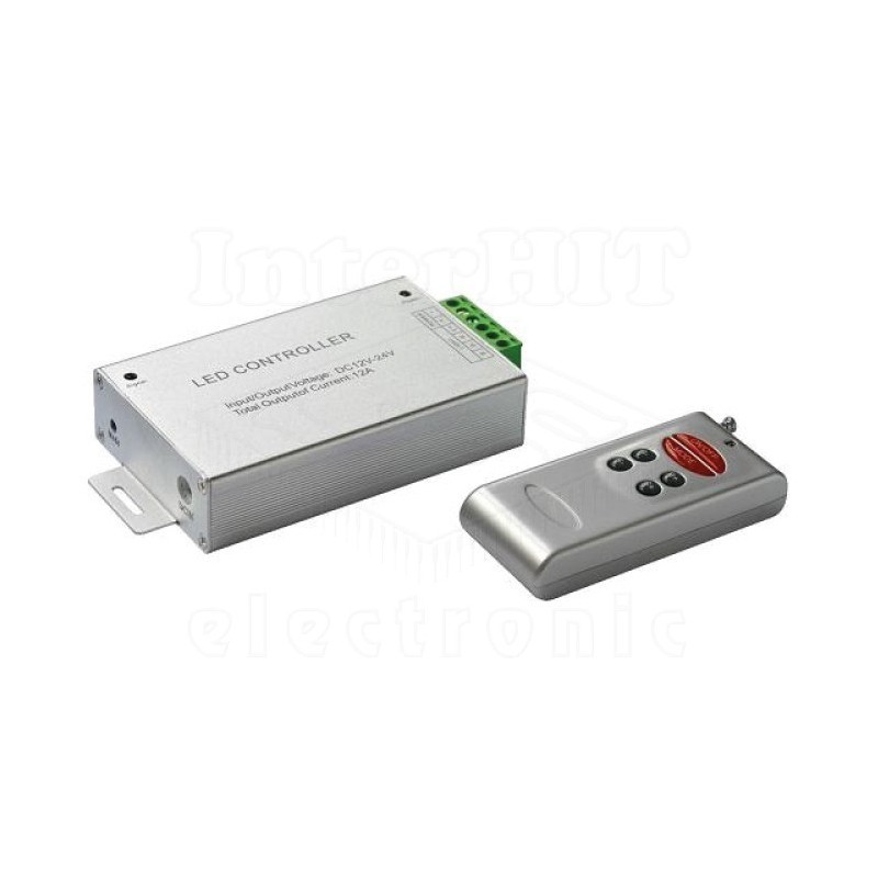 LED kontroler 3x 3A - 12V sa Radio frekventnim Daljinskim upravljačem - LTR-KON6-RGB