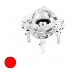 LED 7,62 x 7,62mm 5mm 90° 4500 mLM transparentna﻿ Crvena﻿ - EL34-01-R5C-AQSC