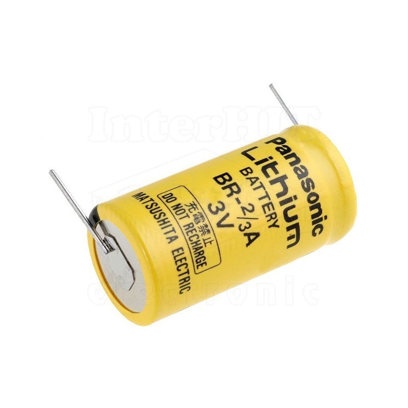 BR2-3A3V - BR2-3A3V Baterija Litium 3V 1,2Ah za PCB, 2 pina, Panasonic BR2-3A3V - BR2-3A3V Baterija Litium 3V 1,2Ah za PCB, 2 pina, Panasonic