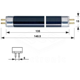 L-UV-BLB-T5-4W