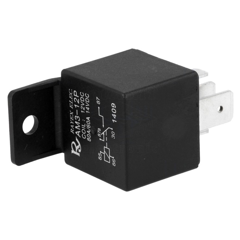 AM3-12P - Auto rele 1UU 12V 80A 72E, za montažu AM3-12P - Auto rele 1UU 12V 80A 72E, za montažu