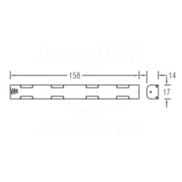 EMKB3U-333A - Kućište - nosač bateija 3x AA (1x3) sa kablom 15cm.