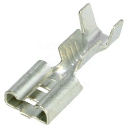 EMUB6304 - Natična stopica Ženska - buksna.6,3x0,8mm kablovska 1-2,5mm2 Mesing, Kalaisana