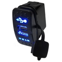 AE-A13-236AU-BB3 - Auto 2x USB punjač 12-24V 2.1A Pre