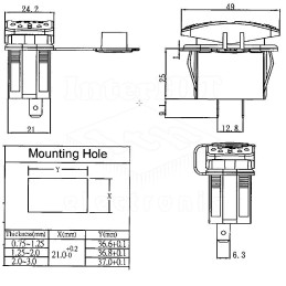 AE-A13-236AU-BB3 - Auto 2x USB punjač 12-24V 2.1A Pre