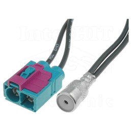 ARAD-2FUC-ISOZ -Adapter Auto antene 2x Fakra Utičnica - ISO Utičnica