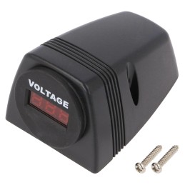 AE-A25-1-BB3-R - Voltmetar za Auto 6-33V Crvena LED