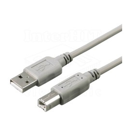 KAB-USB20AB-3SI - Kabl USB 2.0 A Muški / B Muški 3 met. Sivi
