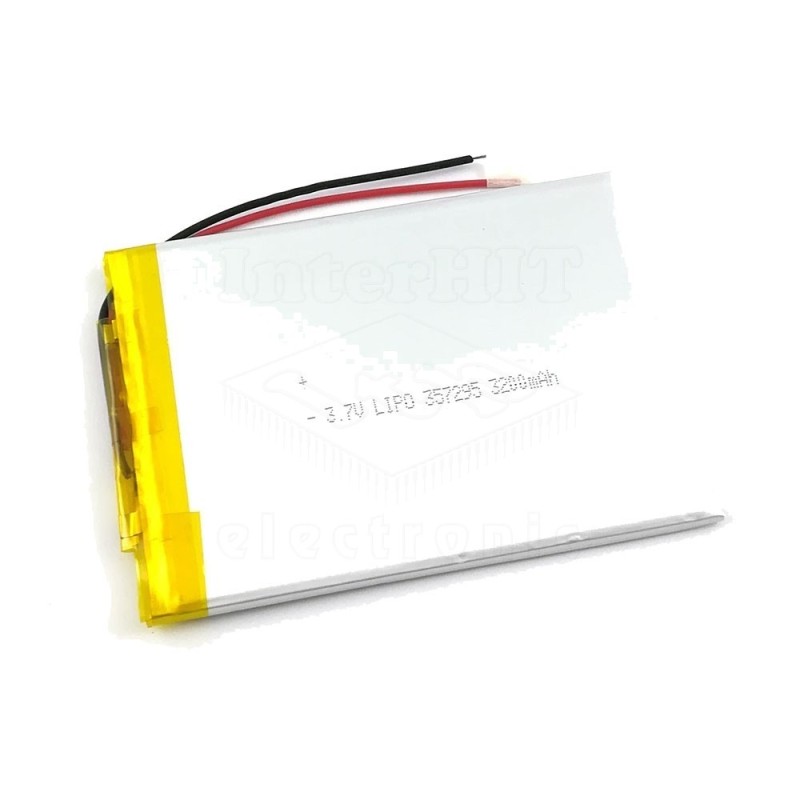 LP-357295A - Li-Po 3,7V 3,5x72x95mm 3200mAh
