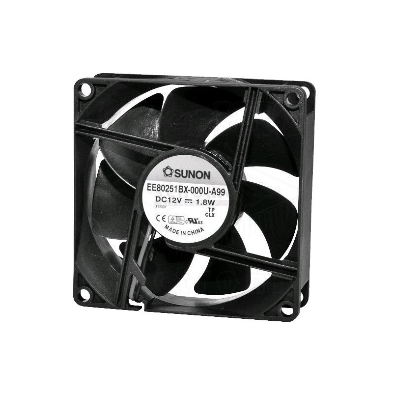 MF80252V1-A99-A - Ventilator 24V 80x25mm 70m3 1,68W Vapo MF80252V1-A99-A - Ventilator 24V 80x25mm 70m3 1,68W Vapo