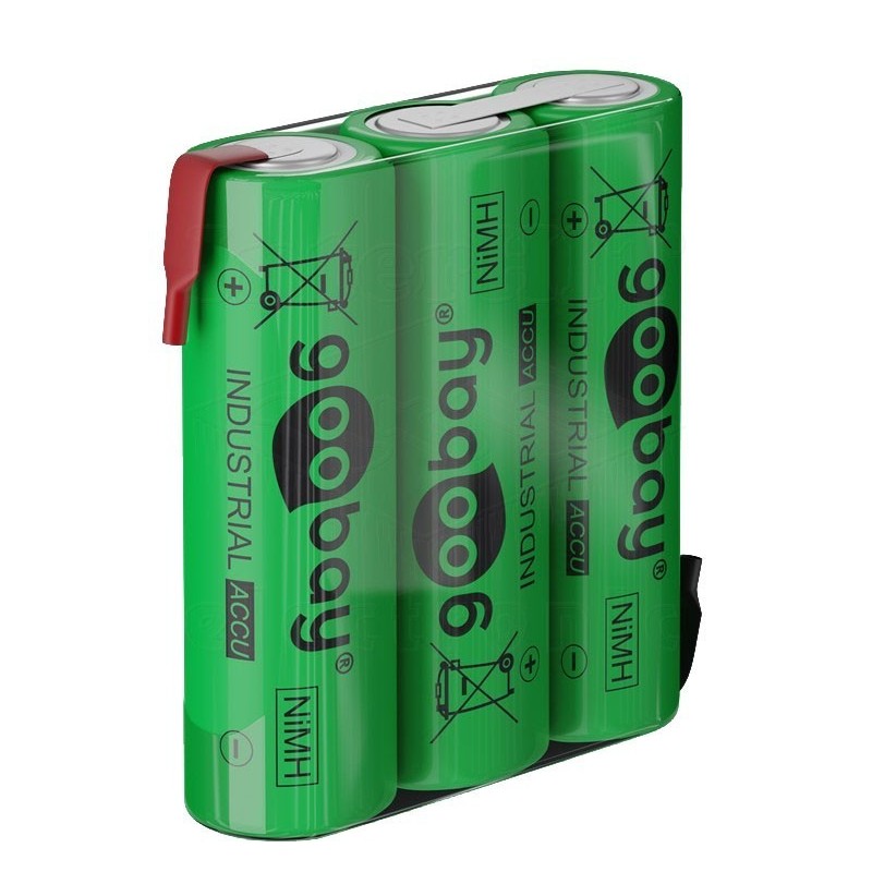 NIMH-R6-321-GO - NiMH Baterija 3,6V 2100A sa lemnim ušicama NIMH-R6-321-GO - NiMH Baterija 3,6V 2100A sa lemnim ušicama
