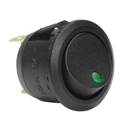 PRW-AK12 - WIPP prekidač o20 1UI 16A 12V Zeleni sa LED