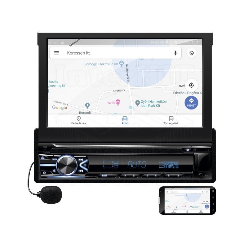 VB-X800I - Auto Radio Sal sa Video Plejerom, Displej 7"