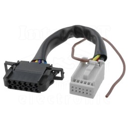 KAB-ISO-CDC-002 - Kabl za Auto Radio Šaržer. Quadlock 12 pina - Audi, VW 12 pina, 0,15 Met.