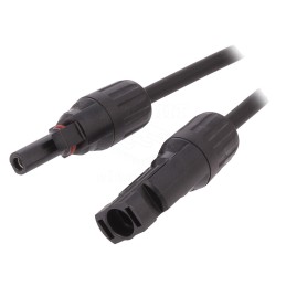 KAB-MC4MZ-01 - Kabl za Solarne Panele MC4, Muško - Ženski - 1 Pol 4mm2 - 1 Met.
