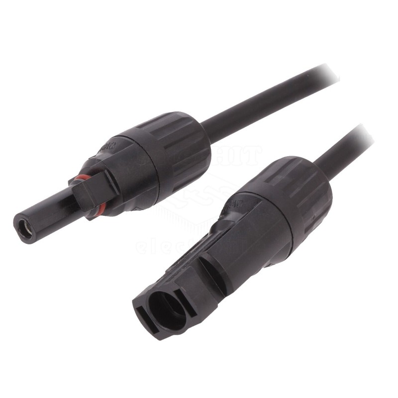KAB-MC4MZ-02 - Kabl za Solarne Panele MC4, Muško - Ženski - 1 Pol 4mm2 - 2 Met.