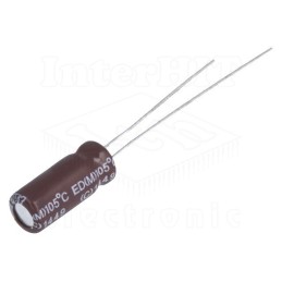 KOELV150M50LIEL - Elektrolitski kondenzator 220uF 50V Niska impedansa o8x16mm R-3,5mm