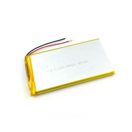 LP-7565121A - Litium polimer Aku. Baterija 3,7V 7,5x65x121mm 8000mAh