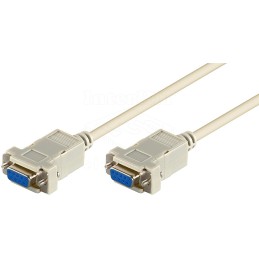 Kabli Sub-D 9 ženski / Sub-D 9 ženski NUL MODEM - 2 metra - DK-9Z-9Z-0018NM